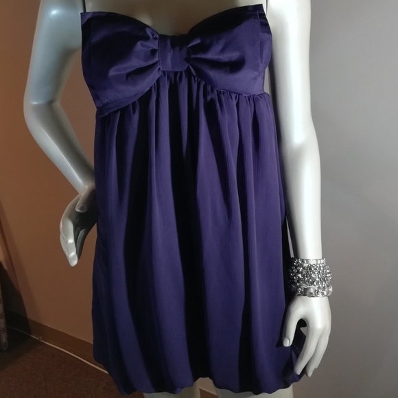 🛑SOLD🛑Hot Purple mini dress - Picture 4 of 5